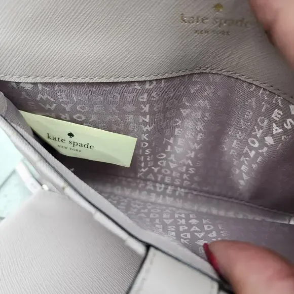 Kate Spade Laurel Way Winni Saffiano Leather Crossbody Clutch Wallet - Picture 9 of 11